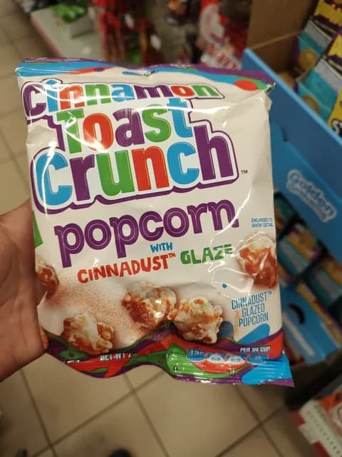 Cinnamon Toast Crunch Popcorn With Cinnadust Glaze
