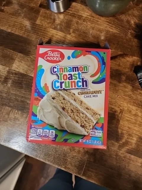 Betty Crocker Cake Mix, Cinnamon Toast Crunch