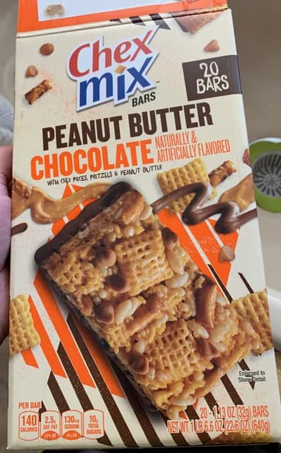 Chex Mix Bars Peanut Butter Chocolate