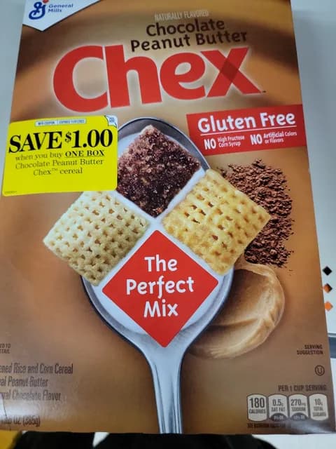 General Mills Chocolate Peanut Butter Chex Cereal