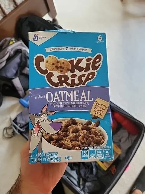 General Mills Cookie Crisp Oatmeal Chocolate Chip Flavored Oatmeal