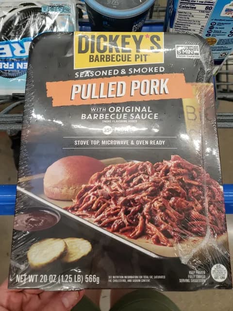 Dickey'S Barbecue Pit Seasoned & Smoked Pulled Pork With Original Barbecue Sauce