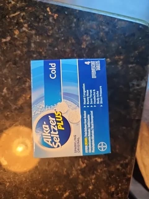 Alka-Seltzer Plus Cold Sparkling Original Effervescent