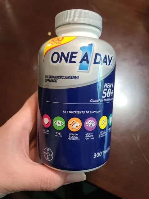 One A Day Men’S 50+ Complete Multivitamin