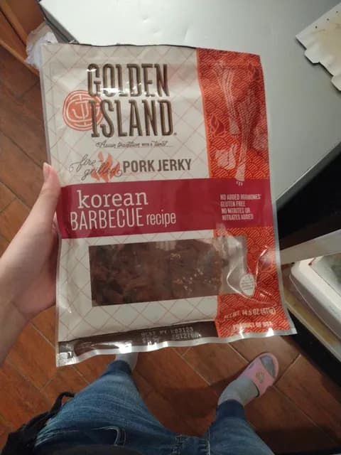Golden Island Korean Barbecue Recipe Fire-Grilled Pork Jerky
