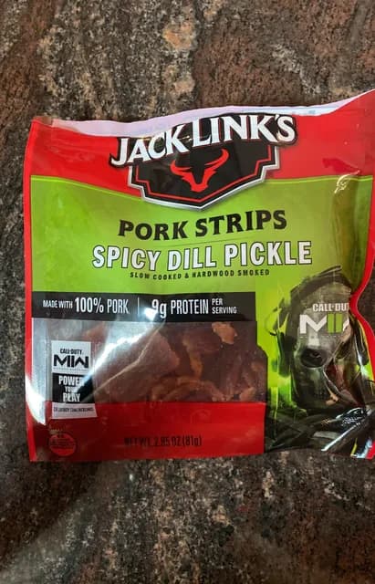 Jack Link'S Pork Strips Spicy Dill Pickle