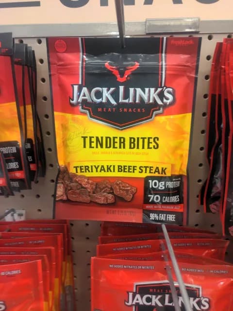 Jack Link'S Teriyaki Beef Steak Tender Bites