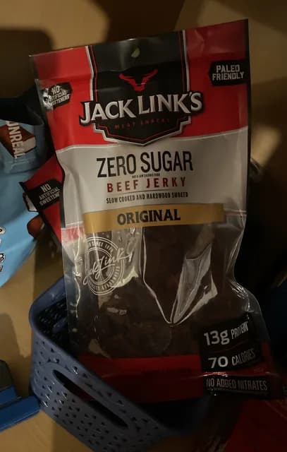 Jack Link'S Zero Sugar Original Beef Jerky