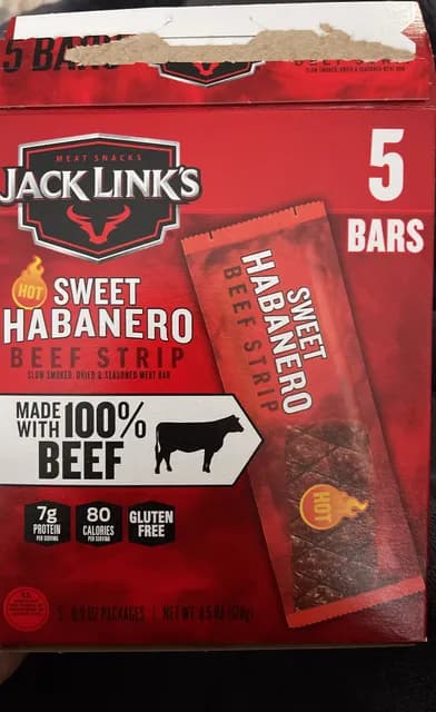 Jack Link’S Sweet Habanero Beef Strip