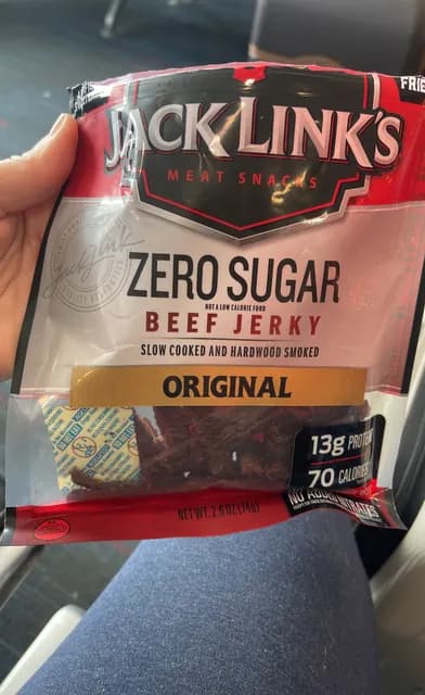 Jack Link'S Meat Snacks Original Zero Sugar Beef Jerky