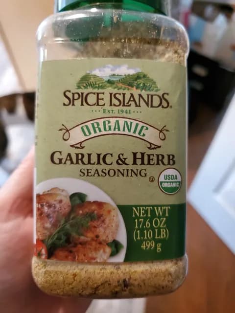 Spice Islands Organic Garlic & Herb Seasoning