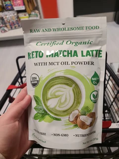 Cherie Sweet Heart Keto Matcha Latte With Mct Oil Powder