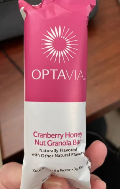 Optavia Cranberry Honey Nut Granola Bar
