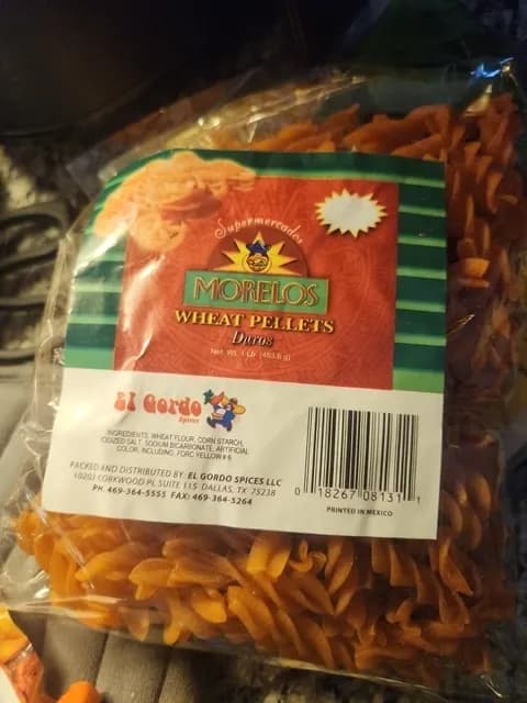 El Gordo Spices Morelos Supermercados Duros Wheat Pellets