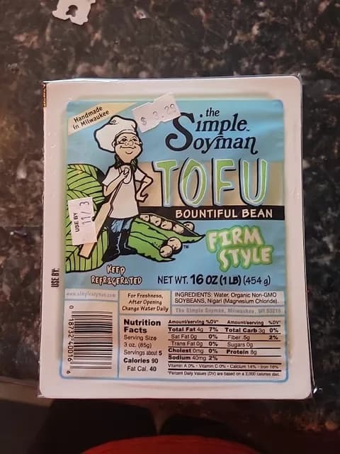 The Simple Soyman Bountiful Bean Firm Style Tofu