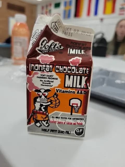 Toft'S Nonfat Chocolate Milk