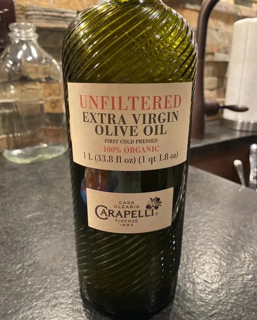 Carapelli Unfiltered 100% Organic Extra Virgin Olive Oil
