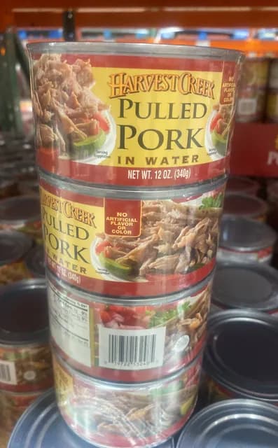 Harvest Creek Pulled Pork In Water