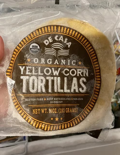De Casa Organic Yellow Corn Tortillas