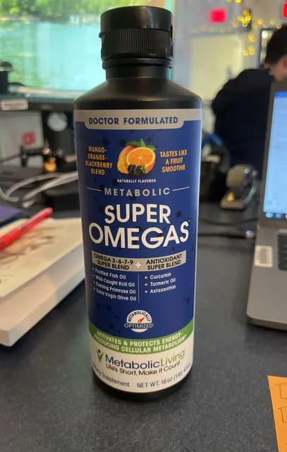 Metabolic Living Mango-Orange-Blackberry Blend Super Omegas