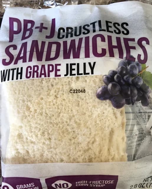 Pb+J Crustless Sandwiches With Grape Jelly