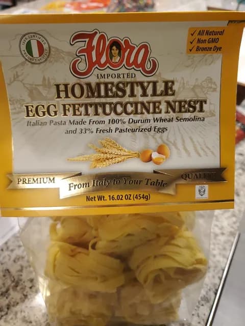 Flora Homestyle Egg Fettuccine Nest