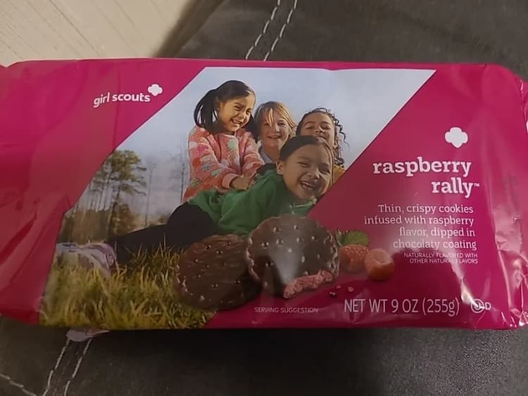 Girl Scouts Raspberry Rally Cookies