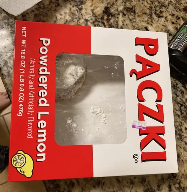 Paczki Powdered Lemon