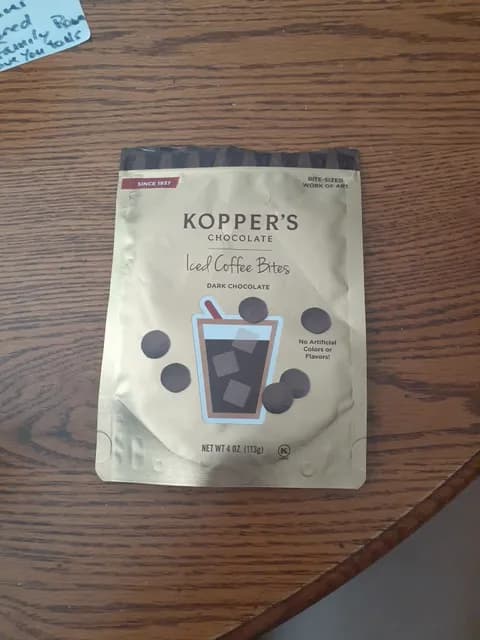 Kopper'S Chocolate Iced Coffee Bites