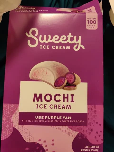 Sweety Ice Cream Ube Purple Yam Mochi Ice Cream