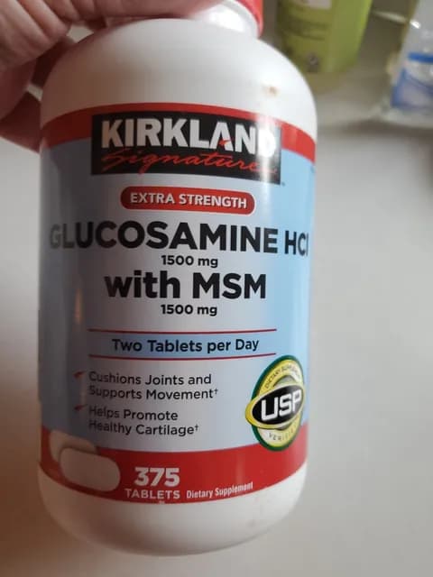 Kirkland Signature Extra Strength Glucosamine Hcl With Msm