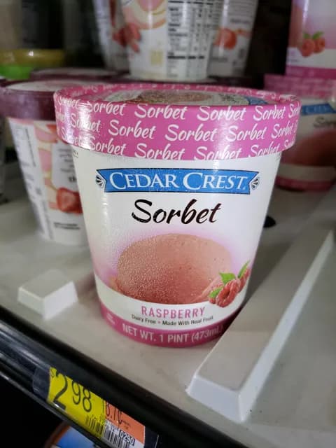 Cedar Crest Raspberry Sorbet