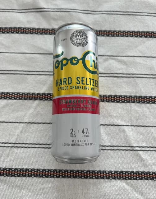 Topo Chico Hard Seltzer Spiked Sparkling Water Strawberry Guava
