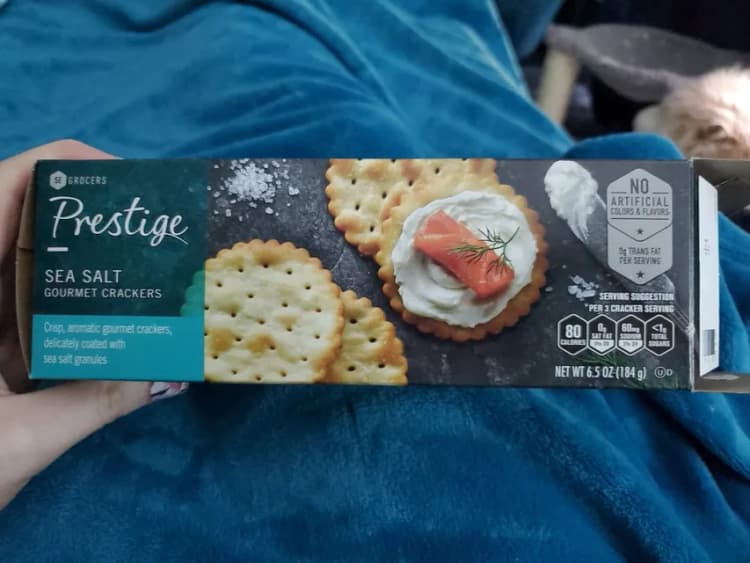 Se Grocers Prestige Sea Salt Gourmet Crackers