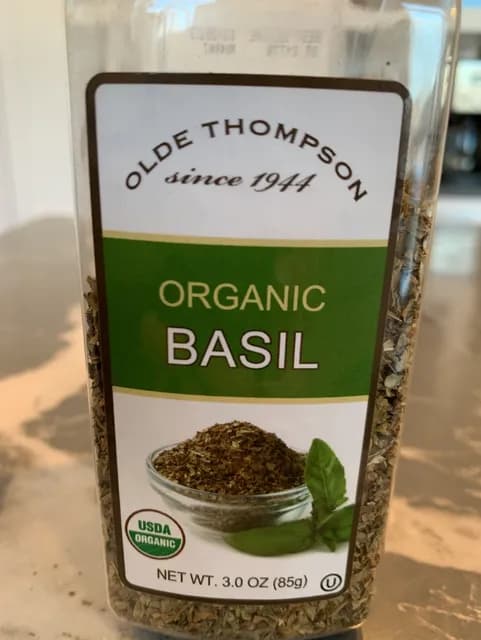 Olde Thompson Organic Basil