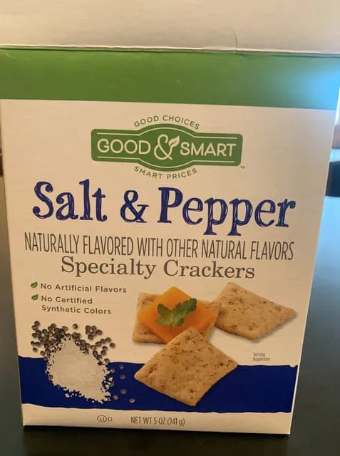 Good & Smart Salt & Pepper Specialty Crackers