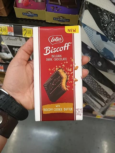 Lotus Biscoff Belgian Dark Chocolate With Biscoff Cookie Butter