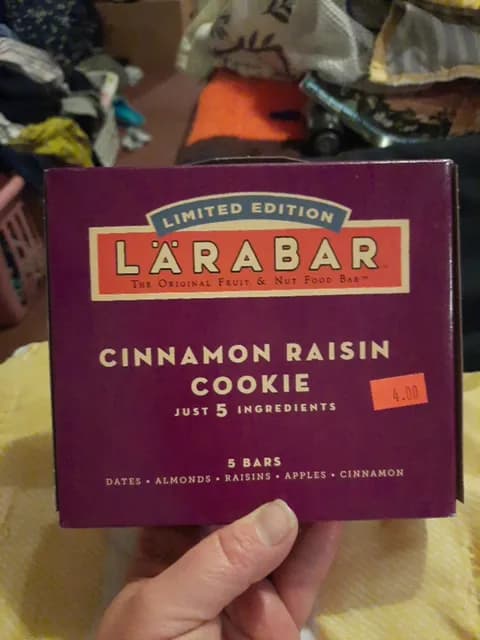 Larabar Cinnamon Raisin Cookie Bar