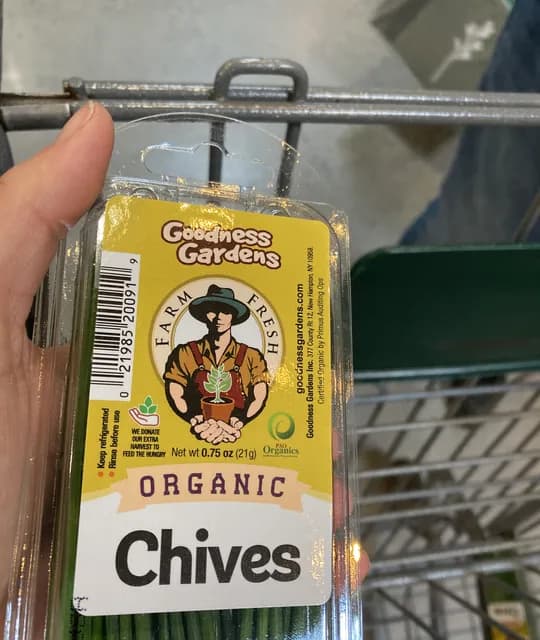 Goodness Gardens Farm Fresh Organic Chives