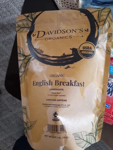 Davidson'S Organics Organic English Breakfast