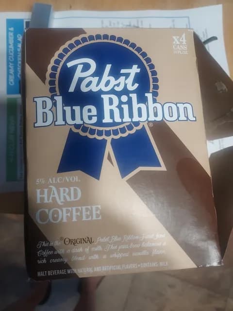 Pabst Blue Ribbon Hard Coffee X