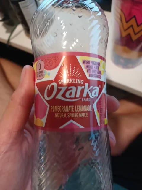 Ozarka Brand Sparkling Pomegranate Lemonade Natural Spring Water