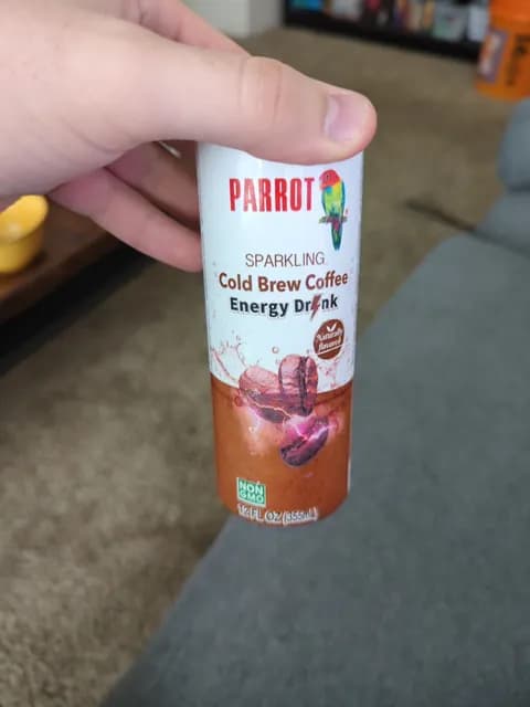Parrot Sparkling Cold Brew Coffee Energy Drink
