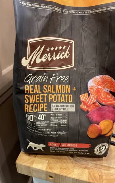 Merrick Grain Free Real Salmon & Sweet Potato Recipe Dry Dog Food
