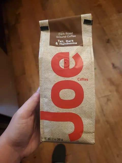 Joe Knows Coffee Tall, Dark & Handsome Dark Roast Ground Coffee
