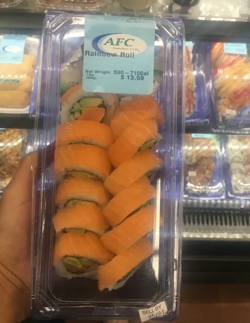 Afc Rainbow Roll Sushi