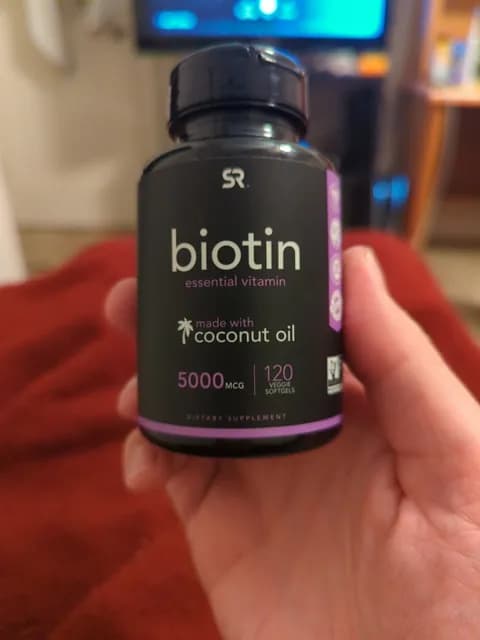 Sports Research Biotin 5000 Mcg With Coconut Oil Softgels