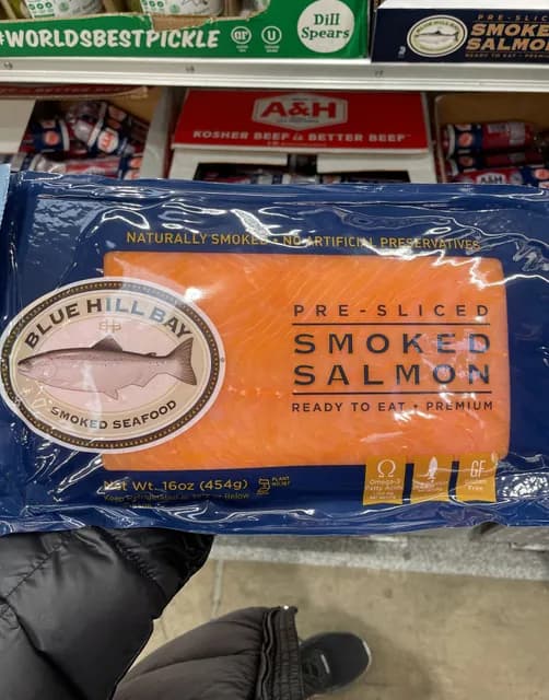 Blue Hill Bay Smoked Seafood Pre-Sliced Smoked Salmon