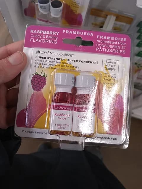 Lorann Gourmet Raspberry Candy & Baking Flavoring