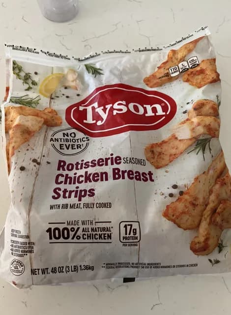 Tyson Rotisserie Seasoned Chicken Breast Strips